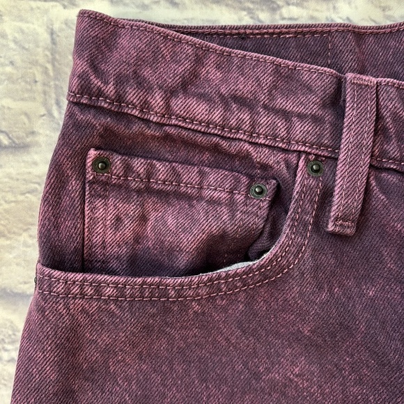 Levi’s X Deepika Padukone Straight Leg High Waisted Purple Denim Jeans Size 30 - Picture 7 of 16